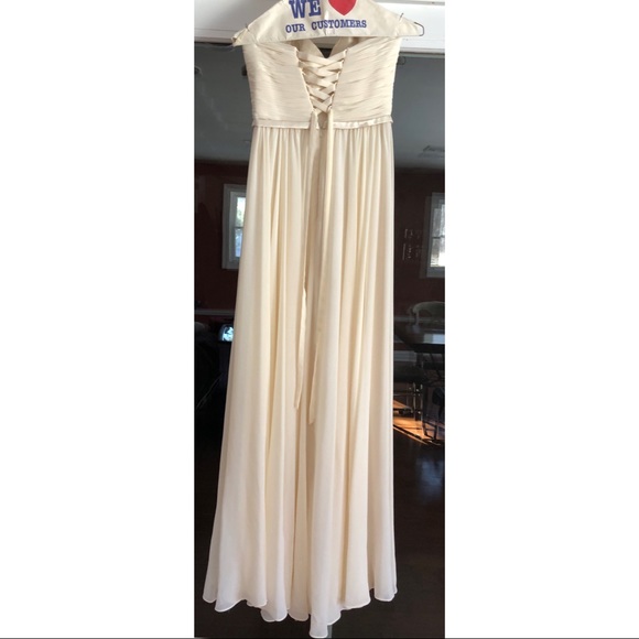 Strapless white ivory dress - Picture 2 of 4